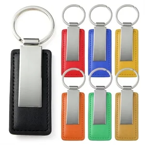 PU leather keychain