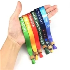 1/2" rPET Recycled Sublimated Eco-friendly Event Wristbands