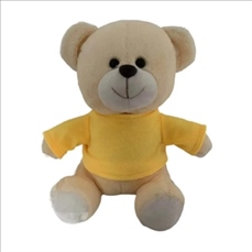 10" Classic Stuffed Doll Bear Toy With Customized Printing T