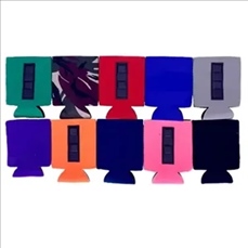 12oz Collapsible Quartet Of Magnets Neoprene Beer Soda Can C