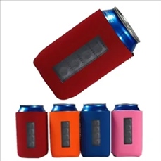 12oz Collapsible Quartet Of Magnets Neoprene Beer Soda Can C