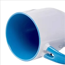 12oz Inner Color Mug With Spoon