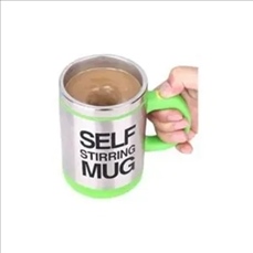 14 Oz. Stainless Steel Self Stirring Mug Mixing Cup