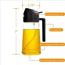 16oz  two-in-one kitchen oil sprayer
