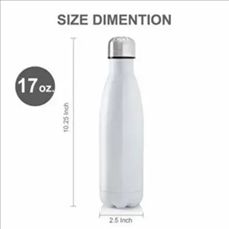 17 oz. Travel Stainless Steel Vacuum Insulated Thermos Bottl