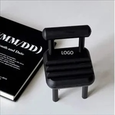 2 1/3" Creative Desk Ornament/Chair Shape Mobile Phone Stand