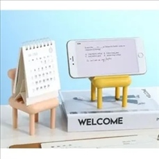 2 1/3" Creative Desk Ornament/Chair Shape Mobile Phone Stand