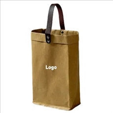 2 Bottle Tote  Reusable Wine Bag