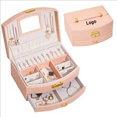 2 Layer PU Leather Jewellery box for Necklace