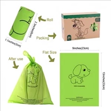 20PCS/ Roll  Disposable Garbage Dog Poop Bags