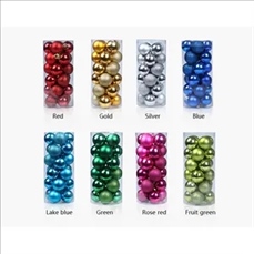 24pcs Christmas Ball Ornaments Set