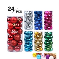 24pcs Christmas Ball Ornaments Set