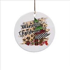 3" Ceramic Christmas Ornament