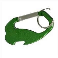 4-In-1 Jumbo Size Carabiner/Bottle Opener/Key Chain/Compass