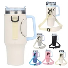 40 Oz. Adjustable Shoulder Strap Tumbler Sleeve Carrier Bag