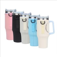 40 Oz. Adjustable Shoulder Strap Tumbler Sleeve Carrier Bag