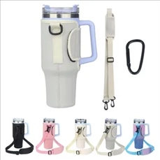 40 Oz. Adjustable Shoulder Strap Tumbler Sleeve Carrier Bag