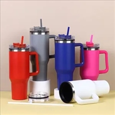 40oz Stainless Steel Insulated Tumbler with Straw