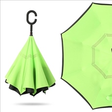 48" Arc Double Layers Car Use Inverted Umbrella