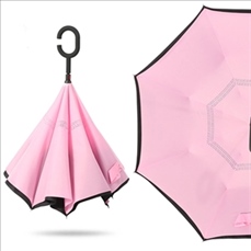 48" Arc Double Layers Car Use Inverted Umbrella