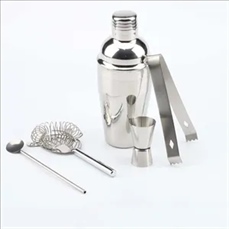 5 Pcs Bartender Kit Stainless Steel Cocktail Shaker