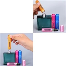 5ML Glossy Bottom-Press Liquid Refill Spray Bottle