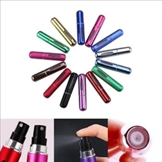 5ML Glossy Bottom-Press Liquid Refill Spray Bottle