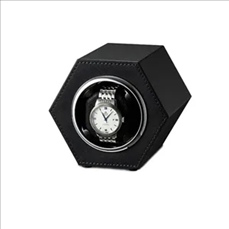 6 Colors Hexagonal Watch Winder Mini Single Rotary Motor Box