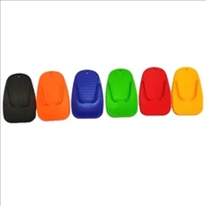 6 Colors Plastic Motorcycle Kickstand Pad
