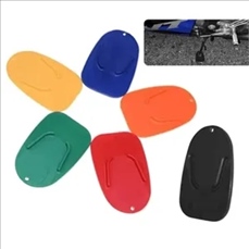6 Colors Plastic Motorcycle Kickstand Pad