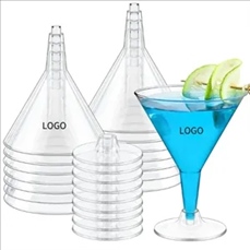 6OZ Disposable Plastic Cocktail Glasses