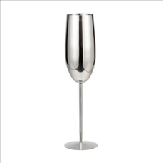 8.8oz Stainless Steel Wine Glasses Metal