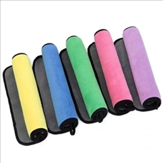 A 15.75" X 15.75" Microfiber Car Drying Towel