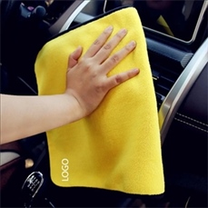 A 15.75" X 15.75" Microfiber Car Drying Towel