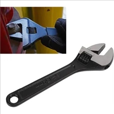 Adjustable 4 Inch Steel Wrench
