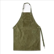 Adjustable Uniform Cafe Kitchen Working Canvas Bib Apron