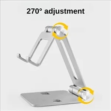 Aluminum Adjustable Phone Holder With Anti-Slip Silicone