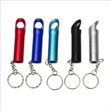 Aluminum LED Bottle Opener Keychain