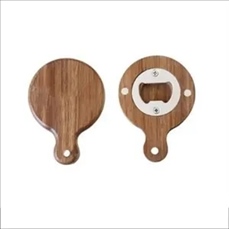 Beer Bottle Opener Funny Wooden Magnetic Fridge Magnet