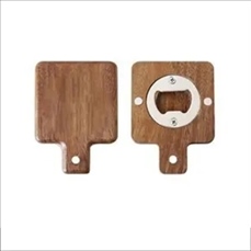 Beer Bottle Opener Funny Wooden Magnetic Fridge Magnet