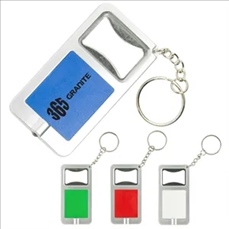 Bottle Opener LED Flashlight Keychain