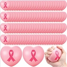 Breast Cancer Awareness Pink Ribbon Stress Ball