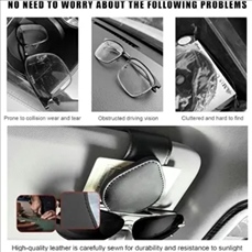 Car glasses clip
