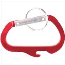 Carabiner with Bottle Opener and Key Ring