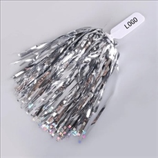 Cheerleading Poms With Baton Handle