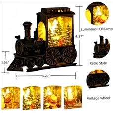 Christmas Vintage Train LED Bight Light