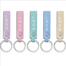 Classic Metal Leather Key Chain