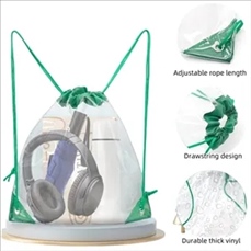 Clear Drawstring Bags