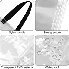 Clear PVC Tote Bags
