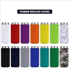 Collapsible Econo 12 oz. Slim Foam Can Cooler